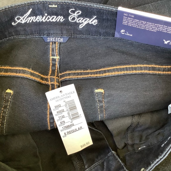 AEO Low Rise Stretch Skinny Jeans 6 NWOT - Picture 7 of 8